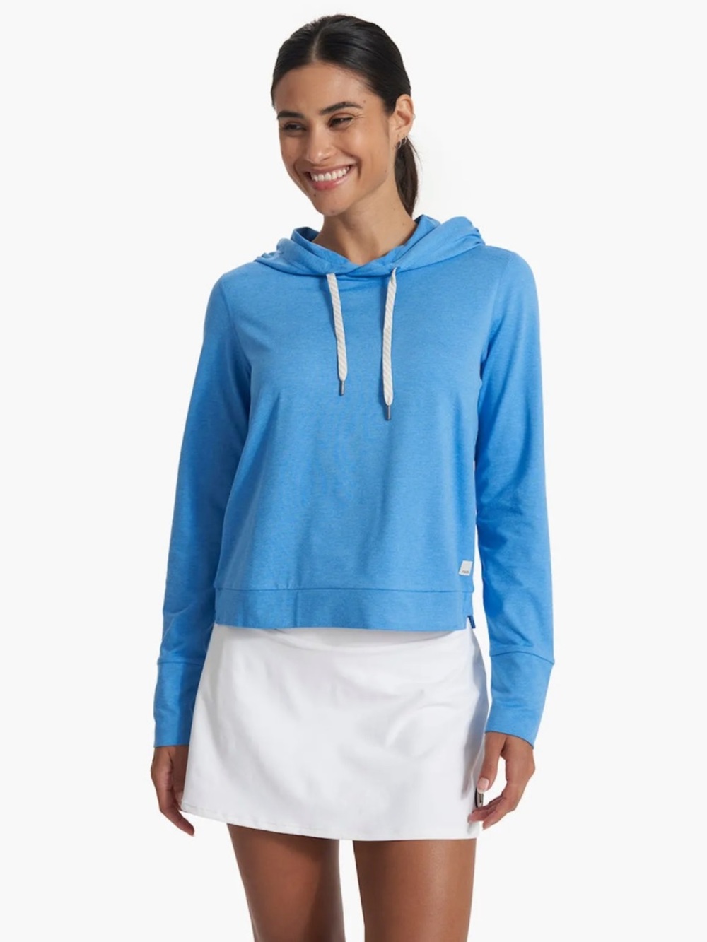Vuori Halo Essential Hoodie Blue size medium